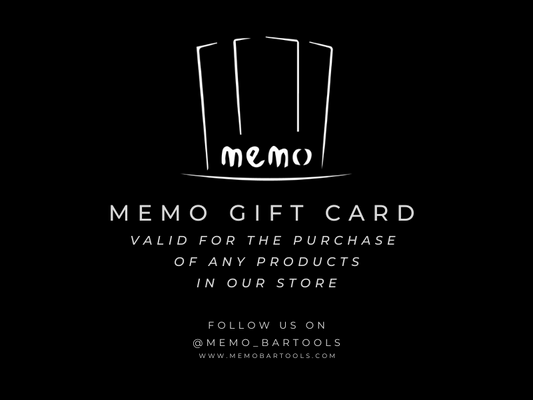 MEMO Gift Card - memobartools