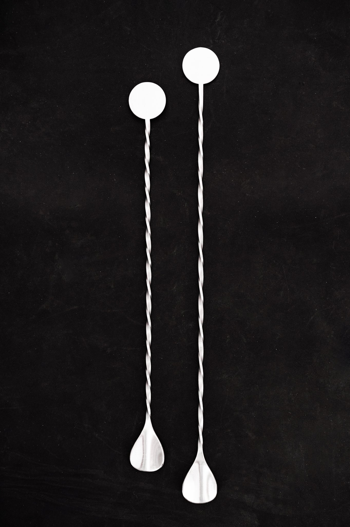 talian handcrafted bar spoons with unique artisan designs - Premium stainless steel cocktail mixing tools made in Italy